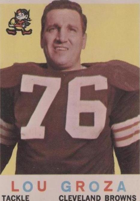 Topps Lou Groza #60 1959
