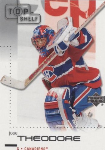2002-03 Upper Deck Top Shelf - Jose Theodore #45