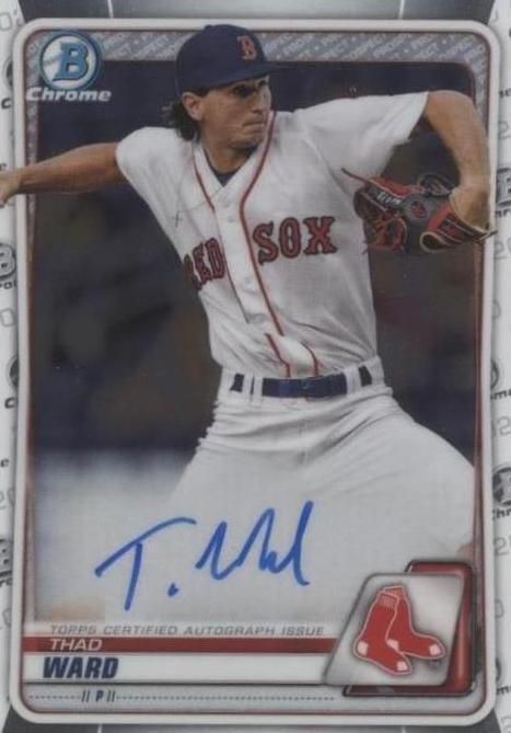 2020 Bowman Chrome - Thad Ward #CPA-TW