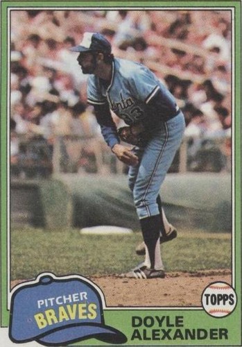 1981 Topps - Doyle Alexander #708