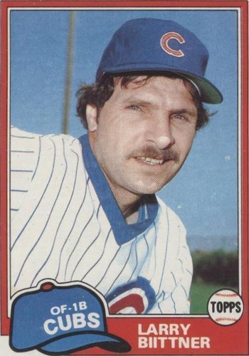 1981 Topps - Larry Biittner #718