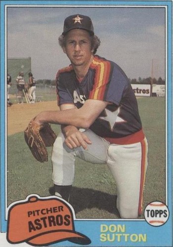 1981 Topps Traded - Don Sutton #839
