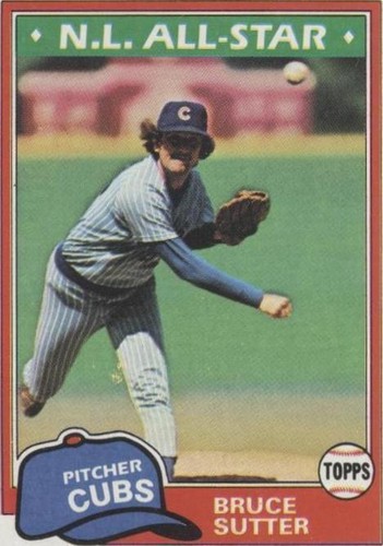 1981 Topps - Bruce Sutter #590