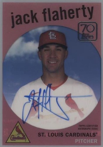 2021 Topps Clearly Authentic Autographs - Jack Flaherty #70TBA-JF
