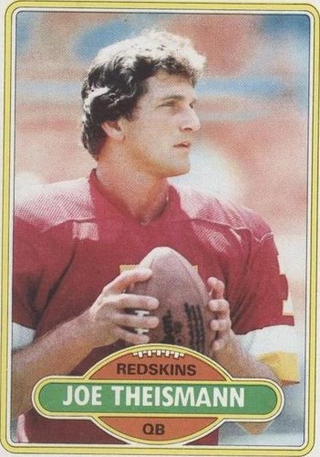1980 Topps Joe Theismann #475