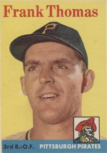 1958 Topps #409 Frank Thomas VG X3088783 | eBay