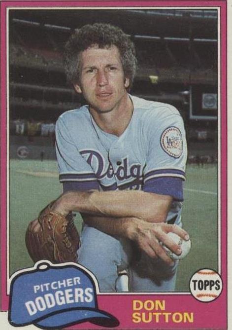 1981 Topps - Don Sutton #605