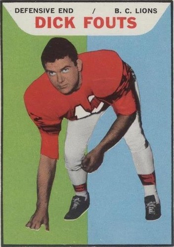 1965 Topps CFL Dick Fouts #9