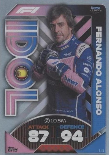 2022 Topps F1 Turbo Attax - Fernando Alonso #343