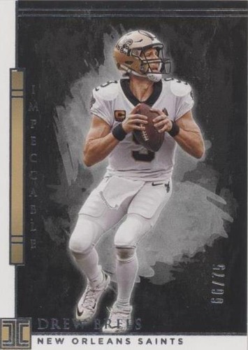 2020 Panini Impeccable Drew Brees #67