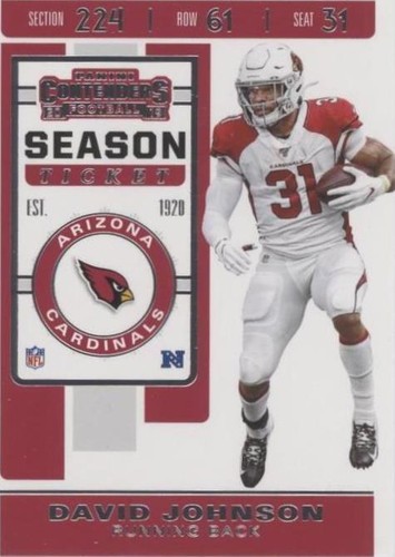 2019 Panini Contenders David Johnson #93
