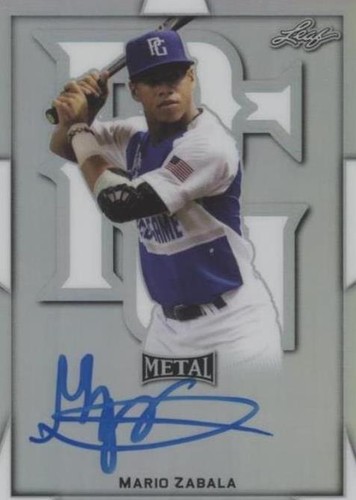 2019 Leaf Perfect Game All-American Classic - Mario Zabala #BA-MZ1