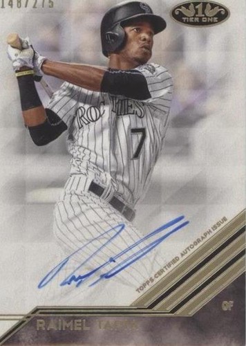 2018 Topps Tier One - Raimel Tapia #BA-RTA