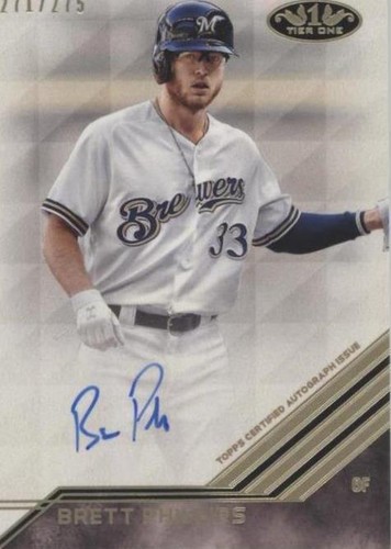 2018 Topps Tier One - Brett Phillips #BA-BPH