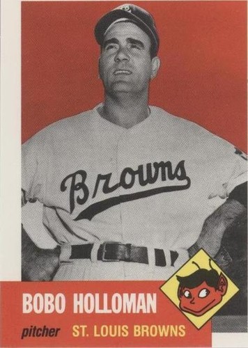 1991 Topps Archives The Ultimate 1953 Set - Bobo Holloman #306