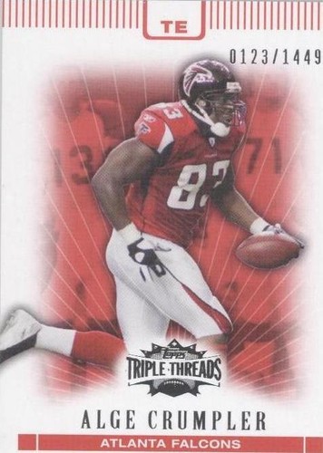 2007 Topps Triple Threads Alge Crumpler #77