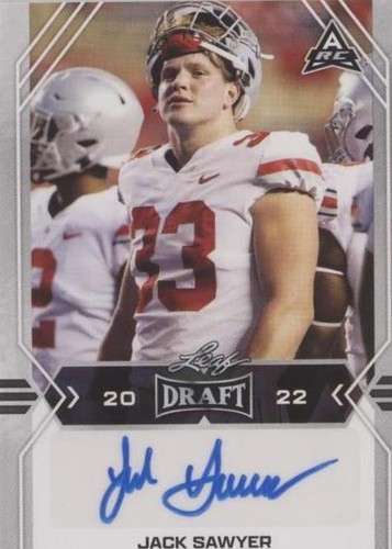 2022 Leaf Draft Jack Sawyer #BA-JS2