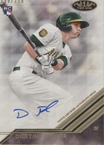 2018 Topps Tier One - Dustin Fowler #BA-DUF