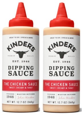 Kinder's The Chicken Dipping Sauce 12.7 oz (2 Bottles)