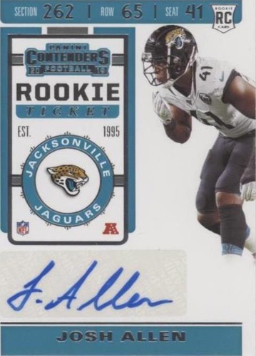 2019 Panini Contenders Josh Hines-Allen #179