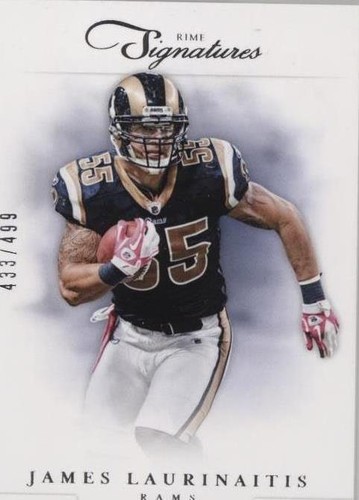 2012 Panini Prime Signatures James Laurinaitis #103