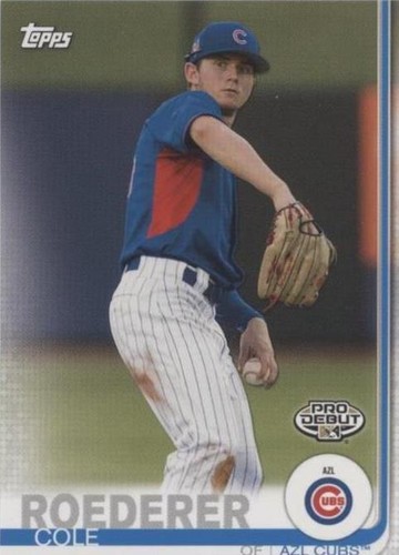 2019 Topps Pro Debut - Cole Roederer #89