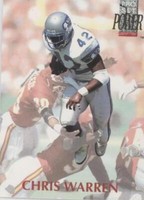 1992 Pro Set Power Chris Warren #142
