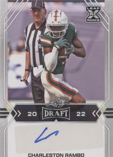 2022 Leaf Draft Charleston Rambo #BA-CR1