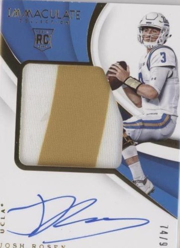 2018 Panini Immaculate Collection Collegiate Josh Rosen #101