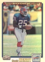 2001 Topps Chrome Travis Henry #241