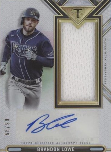 2021 Topps Triple Threads - Brandon Lowe #ASJR-BL