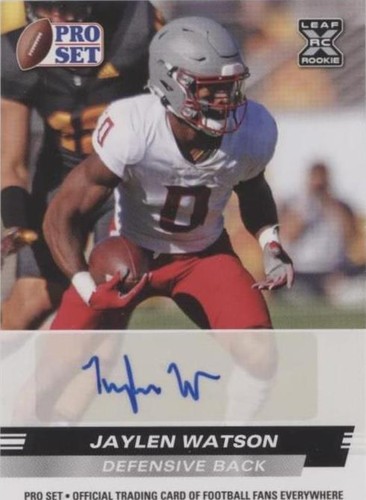 2022 Leaf Pro Set Draft Jaylen Watson #PSA-JW3