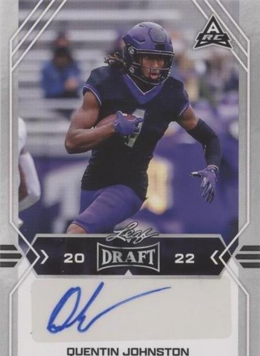 2022 Leaf Draft Quentin Johnston #BA-QJ1