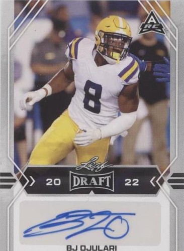 2022 Leaf Draft BJ Ojulari #BA-BJO