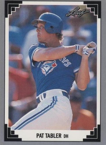1991 Leaf - Pat Tabler #443