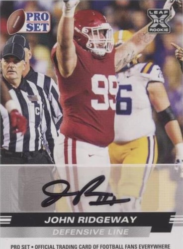 2022 Leaf Pro Set Draft John Ridgeway #PSA-JR3