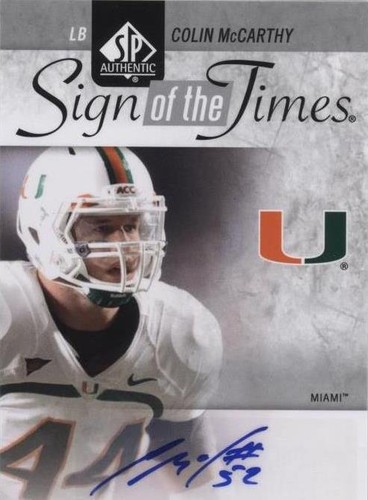 2011 SP Authentic Colin Mccarthy #ST-CM