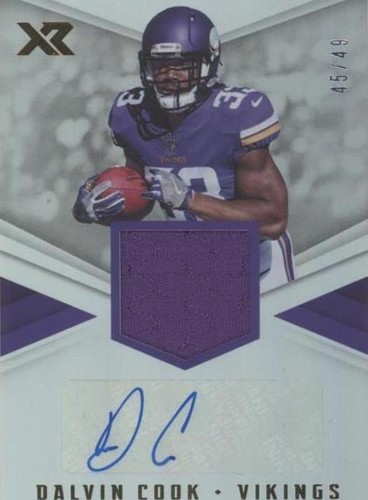 2017 Panini XR Dalvin Cook #RSA-DC