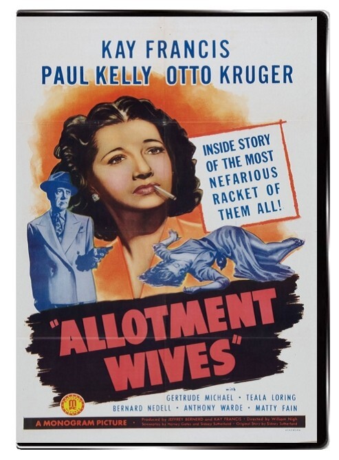 Allotment Wives 1945 DVD - Kay Francis, Paul Kelly, Otto