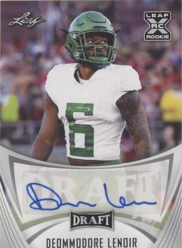 2021 Leaf Draft Deommo Lenoir #BA-DL1