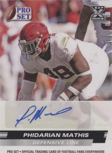 2022 Leaf Pro Set Draft Phidarian Mathis #PSA-PM1