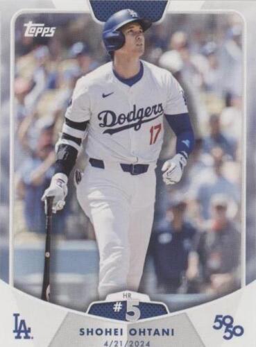 2024 Topps Now Shohei Ohtani 50 / 50 Club TCC Graded Gem 2024 Topps Now Shohei Ohtani 50 / 50 Club TCC Graded Gem