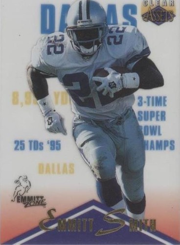 1996 Clear Assets Emmitt Smith #29