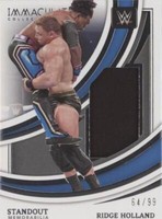 2022 Panini Immaculate Collection WWE - Ridge Holland #SM-RHL