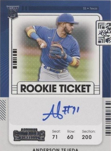 2021 Panini Contenders - Anderson Tejeda #149