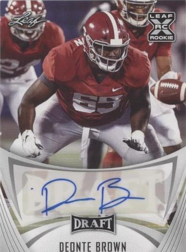 2021 Leaf Draft Deonte Brown #BA-DB2
