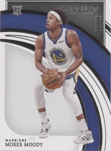 2021-22 Panini Immaculate Collection - Moses Moody #38
