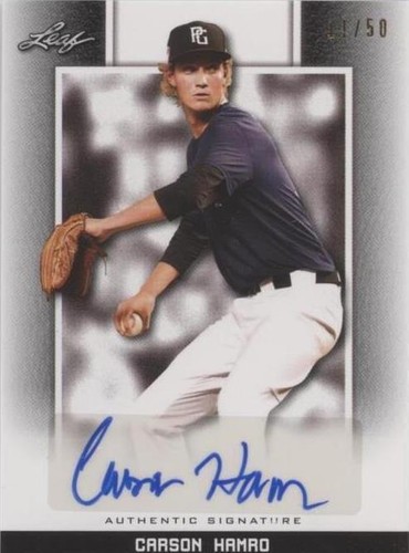 2019 Leaf Perfect Game National Showcase - Carson Hamro #BA-CH5