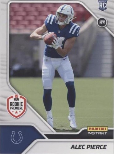2022 Panini Instant NFLPA Rookie Premiere First Look Alec Pierce #FL19