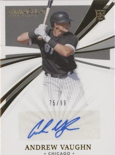 2021 Panini Immaculate Collection - Andrew Vaughn #IS-AV